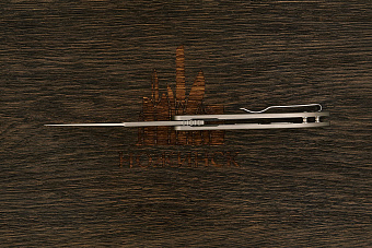 Складной нож Dr. Tech Pikeblade, сталь D2, рукоять титан серый