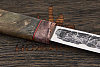 Разделочный нож народов севера Iron craft, рукоять стаб.шпальт ивы  - фото №4