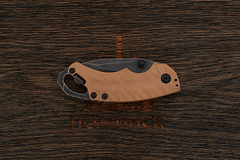 Складной нож Kershaw Shuffle II, сталь 8Cr13MoV blackwash, рукоять термопластик бежевый