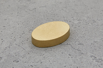 Навершие из латуни 8мм, 36x24мм