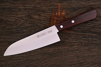 Нож кухонный Kanetsugu сантоку 170мм, сталь AUS-8