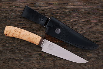 Нож туристический АиР Барибал, клинок 150мм, сталь 100Х13М, рукоять карельская береза