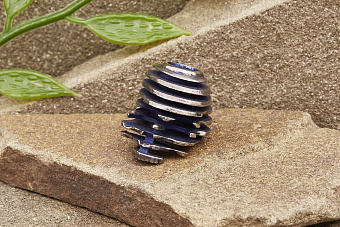 Бусина на темляк «Лаки Cut» Т3 титан