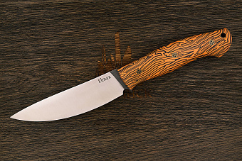 Разделочный нож Сергея Шадрина, сталь Elmax, рукоять микарта