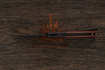 Складной нож We Knife Snick, сталь CPM-20CV, рукоять титан/дерево