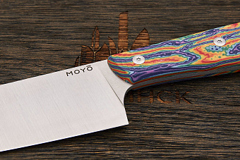 Нож кухонный MOYO Премьер шеф 190мм, сталь AR-RPM9, рукоять crazyfiber Т1