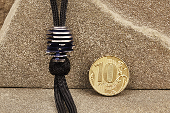 Бусина на темляк «Лаки Cut» Т3 титан