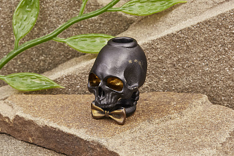 Бусина на темляк «Лаки Джентльмен» желтая бабочка