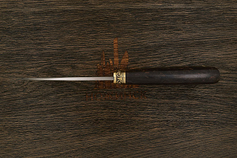 Разделочный нож Игоря Пампуха Модель 083, клинок 120мм, булат легированный, рукоять стаб. дерево