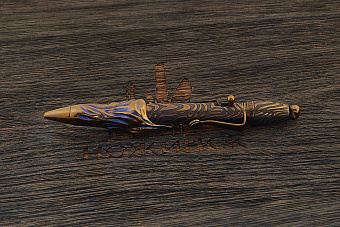 Авторская титановая ручка Дмитрия Стрельцова «Амелия. Спуки» с затвором Т2