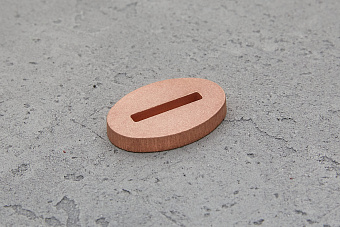 Больстер из меди 5мм, 33x22мм