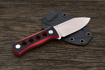 Шейный нож QSP Canary (QS141-B1), сталь 14C28N, рукоять G10