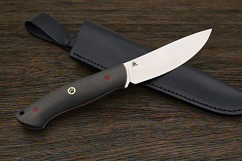 Нож разделочный UralEDC КрейсерЪ, клинок 117мм, сталь CPM S90V, рукоять карбон