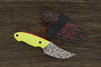 Нож EDC Lizard knives, клинок 85мм, сталь AUS-10Co, рукоять G-10 зелёный