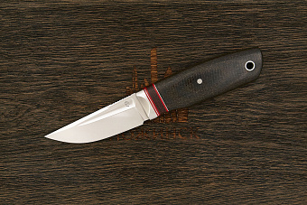 Нож туристический Геннадия Дедюхина Финочка, клинок 89мм, сталь N690, рукоять микарта