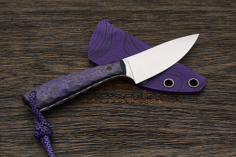 Нож EDC Владимира Толкачева, клинок 80мм, сталь VG-10, рукоять карбон