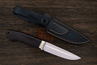 Разделочный нож Алексея Истратова, сталь S390, рукоять blackwood