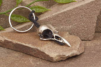 Бусина-брелок «Ворон»