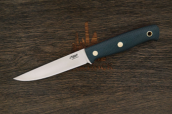 Нож рыбацкий Южный крест Рыбацкий-M, клинок 130мм, сталь N690Co, рукоять текстолит изумруд