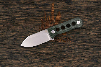 Шейный нож QSP Canary (QS141-C1), сталь 14C28N, рукоять текстолит