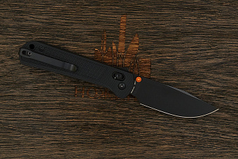 Нож складной CJRB Bolt, клинок 82мм, сталь AR-RPM9, рукоять G10 черный