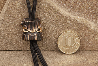 Бусина для темляка Пень (бронза) от мастерской Братьев Пешковых