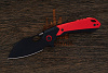Нож складной CJRB Caldera, клинок 90мм, сталь AR-RPM9, рукоять G10 красный - фото №1