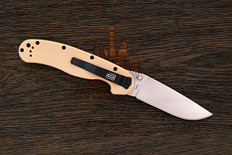 Складной нож Ontario RAT-1, сталь AUS 8, рукоять нейлон бежевый