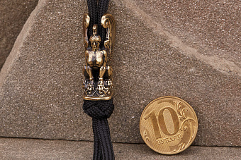 Бусина на темляк Сфинкс от мастерской Крымская бронза