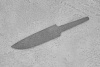 Заготовка для ножа, сталь CPM S90V 3,5мм. Модель "Уралец-II" с клинком 120мм, ТО 61-62HRC - фото №1