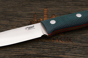 Нож туристический Южный крест ЯГД, клинок 100мм, сталь VG-10, рукоять микарта изумруд