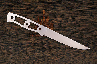 Клинок для ножа 140мм, сталь D2, модель Uk057/1