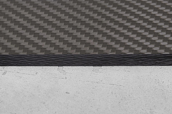 Карбон twill 12K, плашка 140x80x8мм