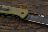 Нож складной Kizlyar Supreme Ute, клинок 85мм, сталь 440C, рукоять G10 зелёный - фото №4