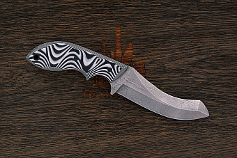 Тактический нож Волчий век Кондрат-10, сталь Niolox, рукоять G-10 черно-серый