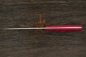 Нож рыбацкий Южный крест Рыбацкий-L, клинок 145мм, сталь N690Co, рукоять текстолит красный