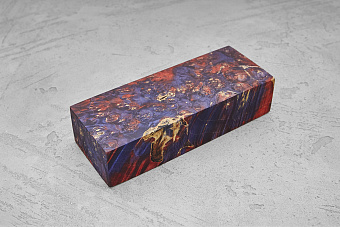 Кап клёна стабилизированный двухцветный Т30