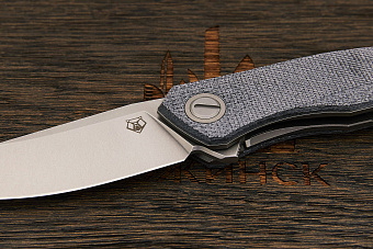 Складной нож Shirogorov knives Q95 Ursus, сталь Elmax, рукоять микарта черная