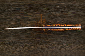 Разделочный нож Сергея Шадрина, сталь Elmax, рукоять микарта