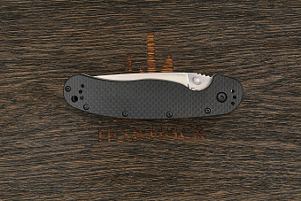Складной нож Ontario RAT-1, сталь AUS 8, рукоять карбон