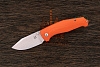 Складной нож Fox Knives Tur, сталь N690, рукоять G10 оранжевый - фото №1