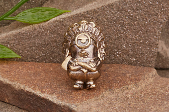 Бусина на темляк ИндиПупс от мастерской Крымская бронза