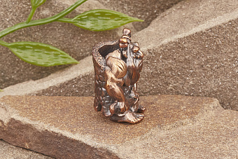 Бусина на темляк Неандерталец от мастерской Крымская бронза