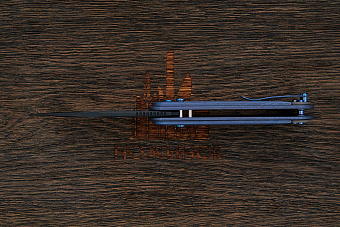 Складной нож We Knife Double Helix, сталь S35VN, рукоять титан