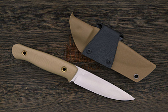 Нож тактический Нож с Котом Снеговик, клинок 117мм, сталь Vanadis 10