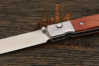 Нож складной CJRB Glacier, клинок 90мм, сталь AR-RPM9, рукоять дерево/сталь