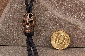 Бусина на темляк «Череп» Т1