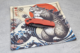 Хэнк EDC платок Ponomarev Forge Котзила, 23×23см