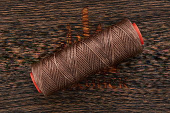 Нить вощеная 1,0мм. Гамма-3 (серо-коричневая)