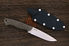 Разделочный нож Никиты Литовкина Avalanche, сталь K110, рукоять микарта - фото №2
